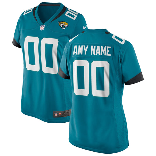 Teal Jacksonville Jaguars Custom Team Jersey JS7387