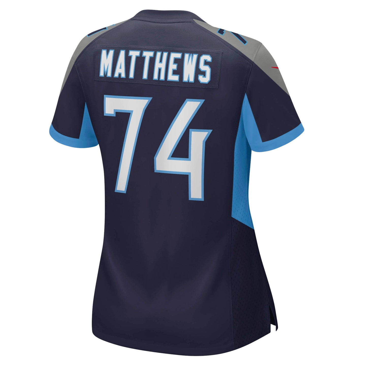 Tennessee Titans Bruce Matthews Navy Retired Player Jersey JS3862