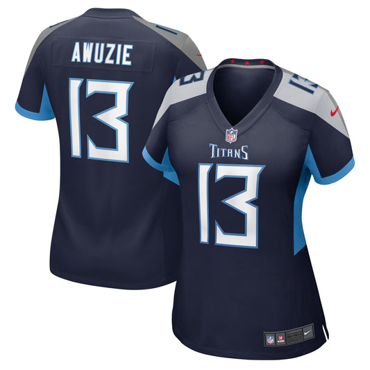 Tennessee Titans Chidobe Awuzie Navy Game Jersey JS9575