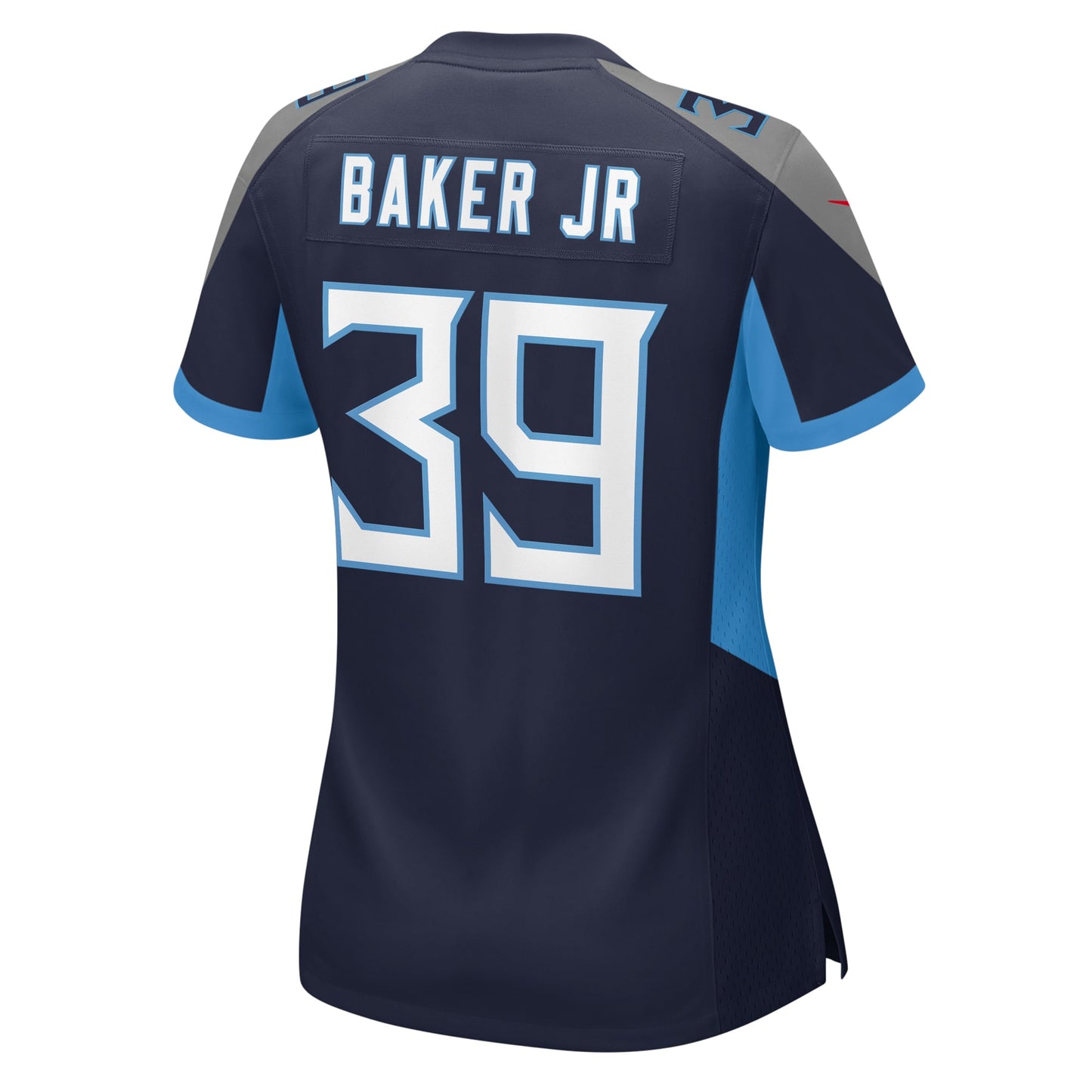 Tennessee Titans Darrell Baker Jr Navy Game Jersey JS6777