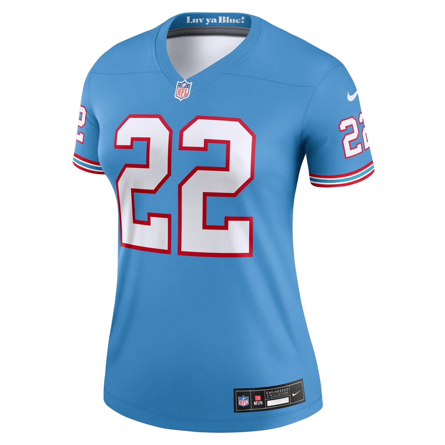 Tennessee Titans Derrick Henry Light Blue Alternate Legend Player Performance Top JS1907 Jersey