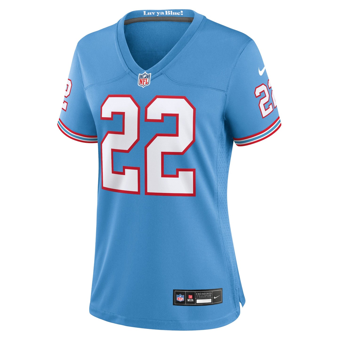 Tennessee Titans Derrick Henry Light Blue Player Jersey JS6696
