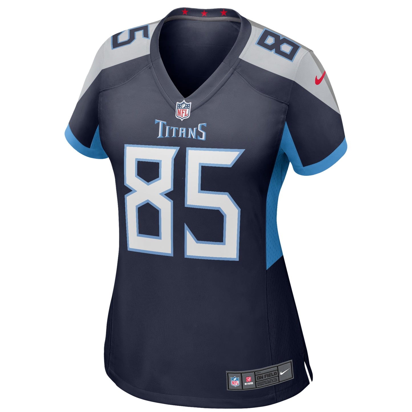 Tennessee Titans Derrick Mason Navy Game Retired Player Jersey JS3589