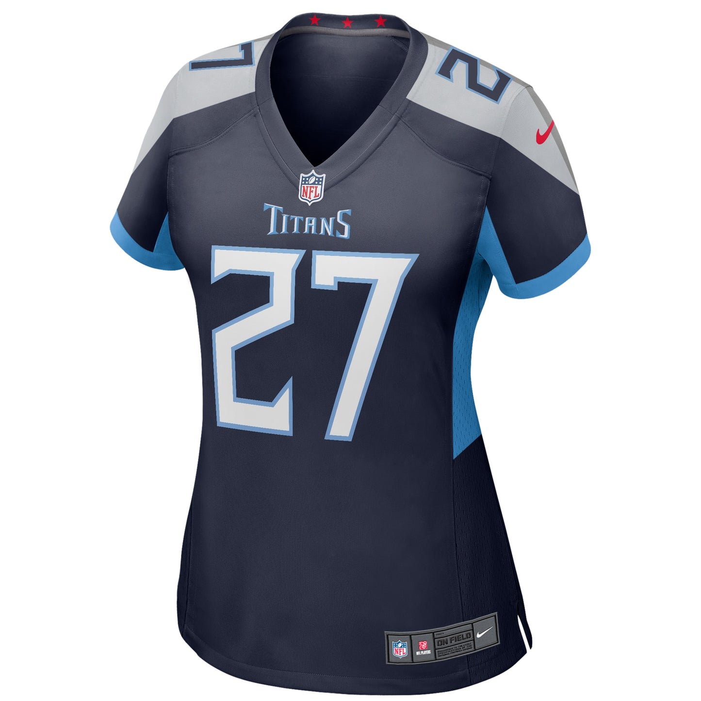 Tennessee Titans Eddie George Navy Game Retired Player Jersey JS5496