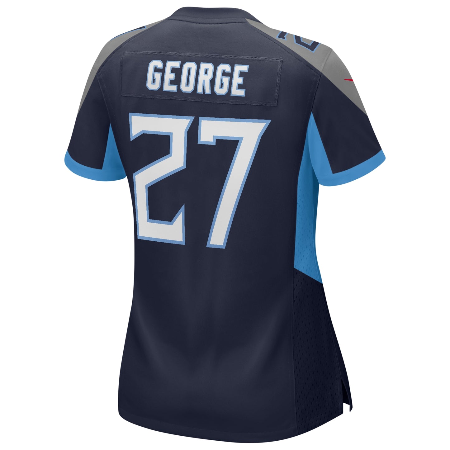 Tennessee Titans Eddie George Navy Game Retired Player Jersey JS5496