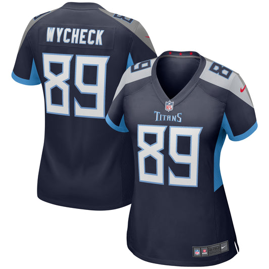 Tennessee Titans Frank Wycheck Navy Game Retired Player Jersey JS1441