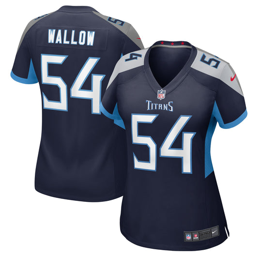Tennessee Titans Garret Wallow Navy Game Jersey JS7037