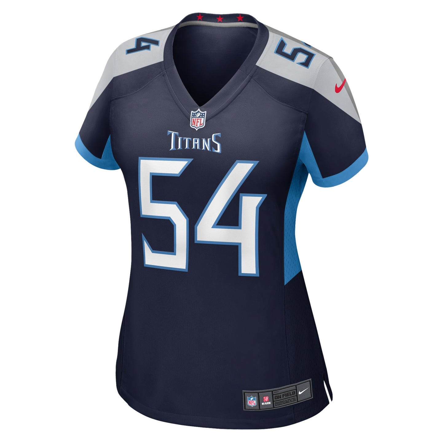 Tennessee Titans Garret Wallow Navy Game Jersey JS7037