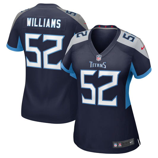 Tennessee Titans James Williams Navy Game Jersey JS5468