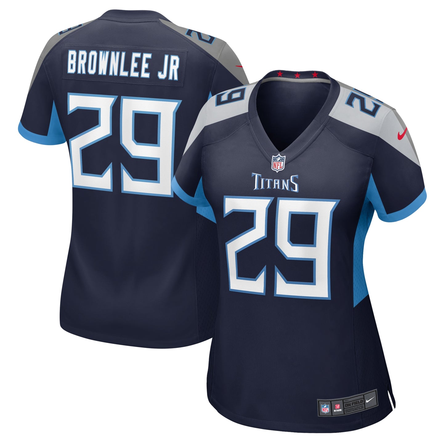 Tennessee Titans Jarvis Brownlee Jr. Navy Game Jersey JS6732