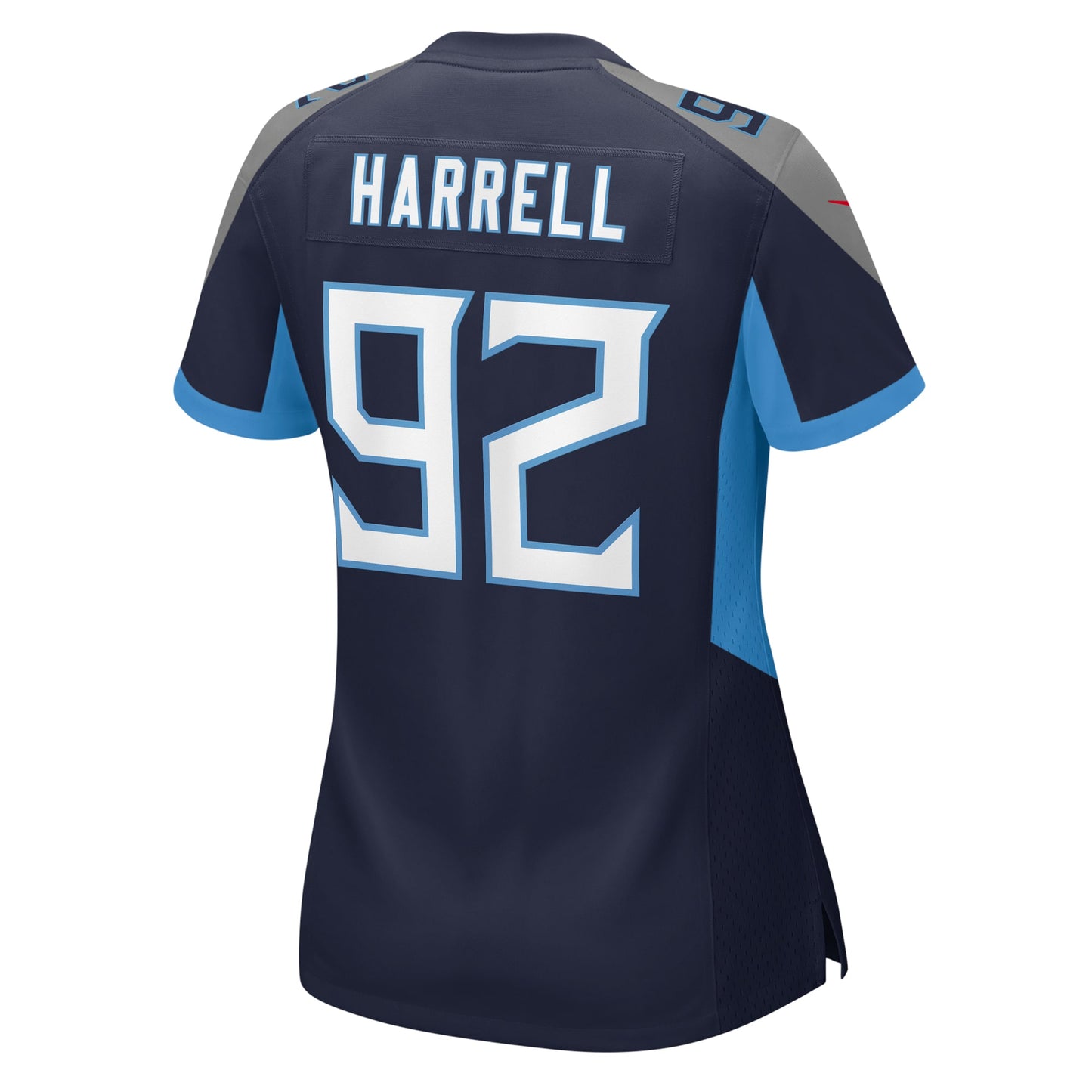 Tennessee Titans Jaylen Harrell Navy Game Jersey JS2536