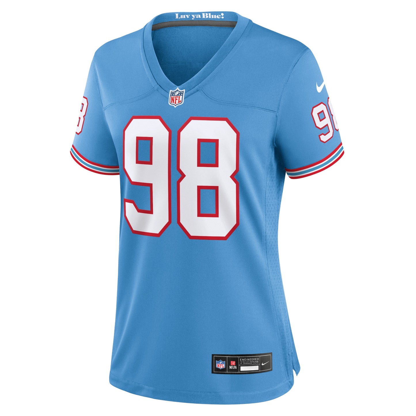 Tennessee Titans Jeffery Simmons Light Blue Player Jersey JS8979