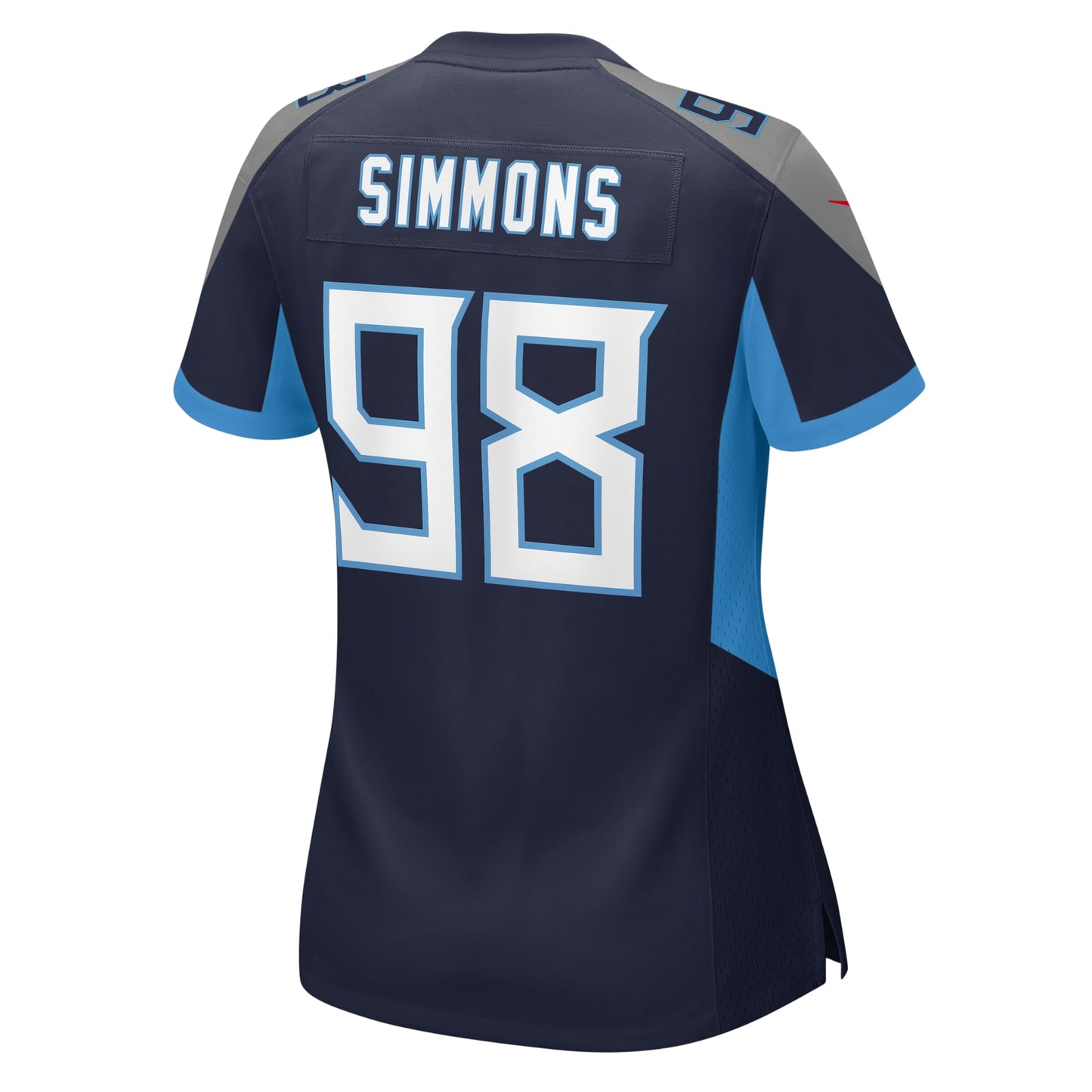 Tennessee Titans Jeffery Simmons Navy Game Jersey JS3581