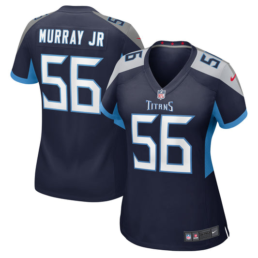 Tennessee Titans Kenneth Murray Jr. Navy Game Jersey JS1428