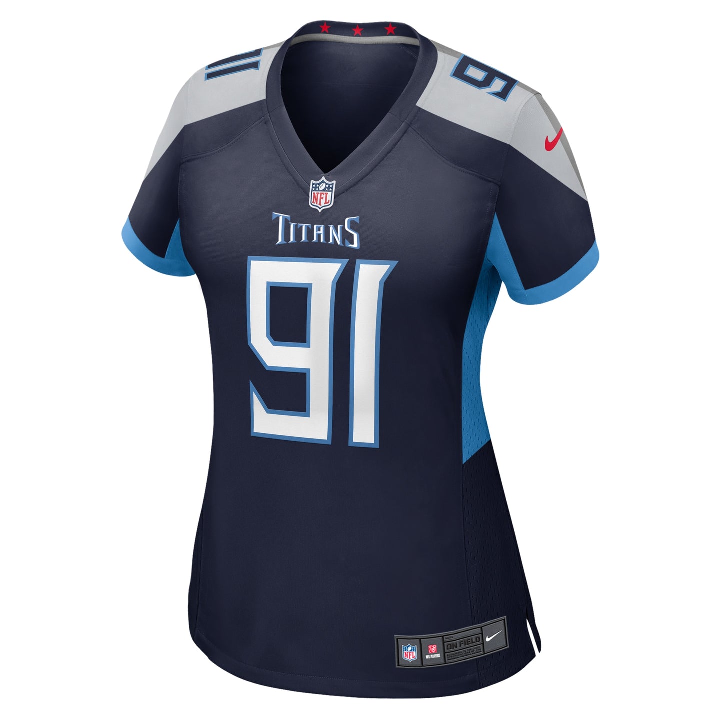 Tennessee Titans Keondre Coburn Navy Game Jersey JS8189