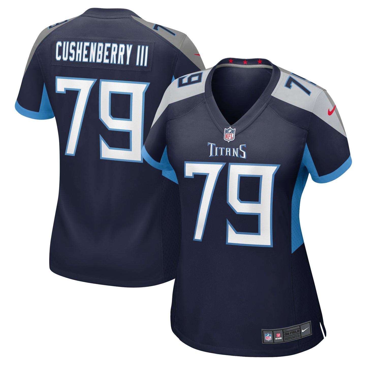 Tennessee Titans Lloyd Cushenberry III Navy Game Jersey JS3921