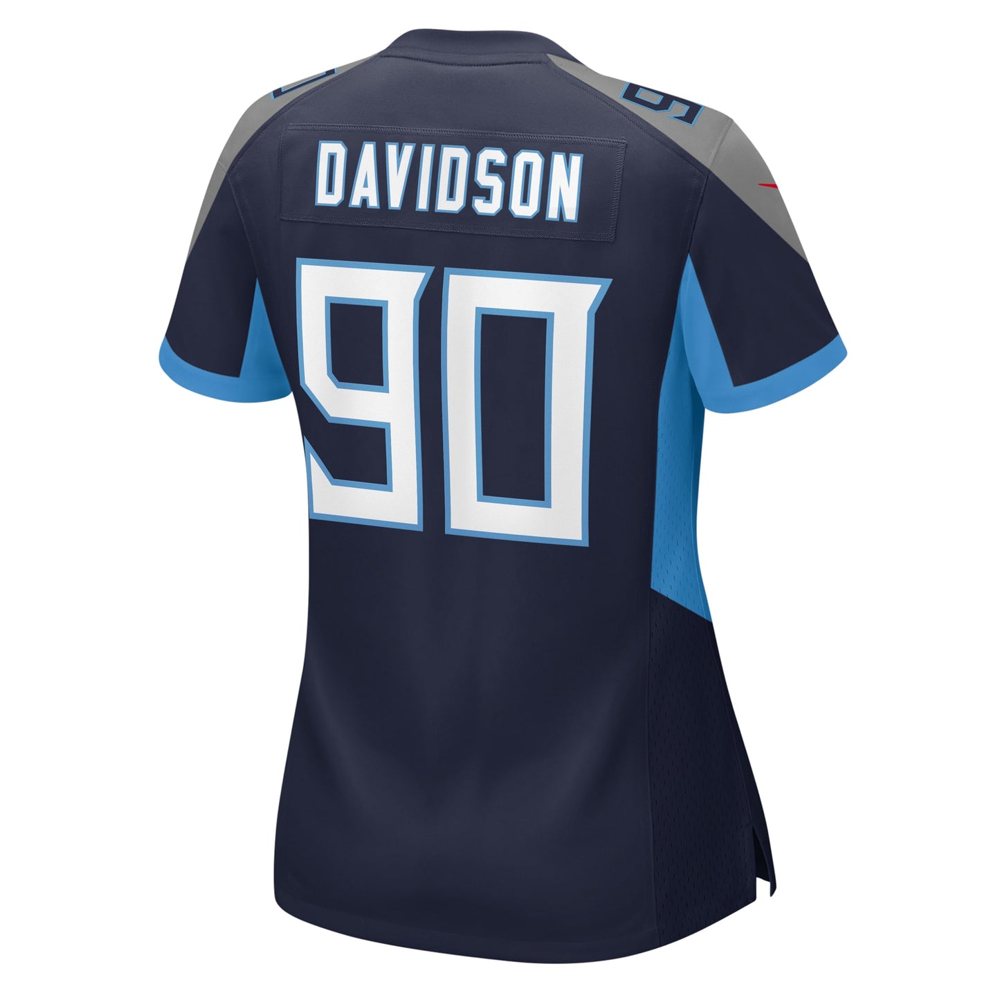 Tennessee Titans Marlon Davidson Navy Game Jersey JS6703