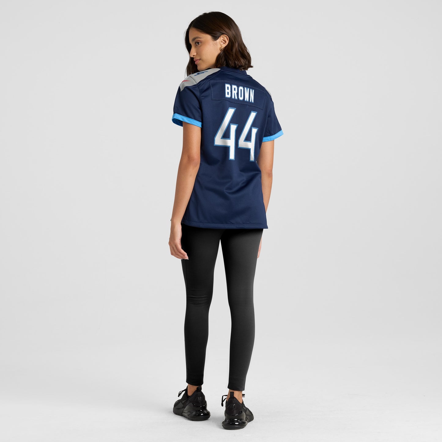 Tennessee Titans Mike Brown Navy Game Jersey JS7696