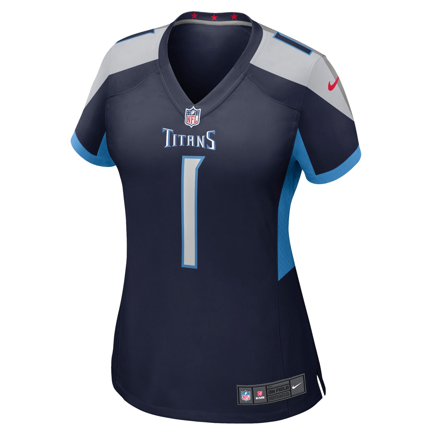 Tennessee Titans Number 1 Mom Navy Game Jersey JS3268
