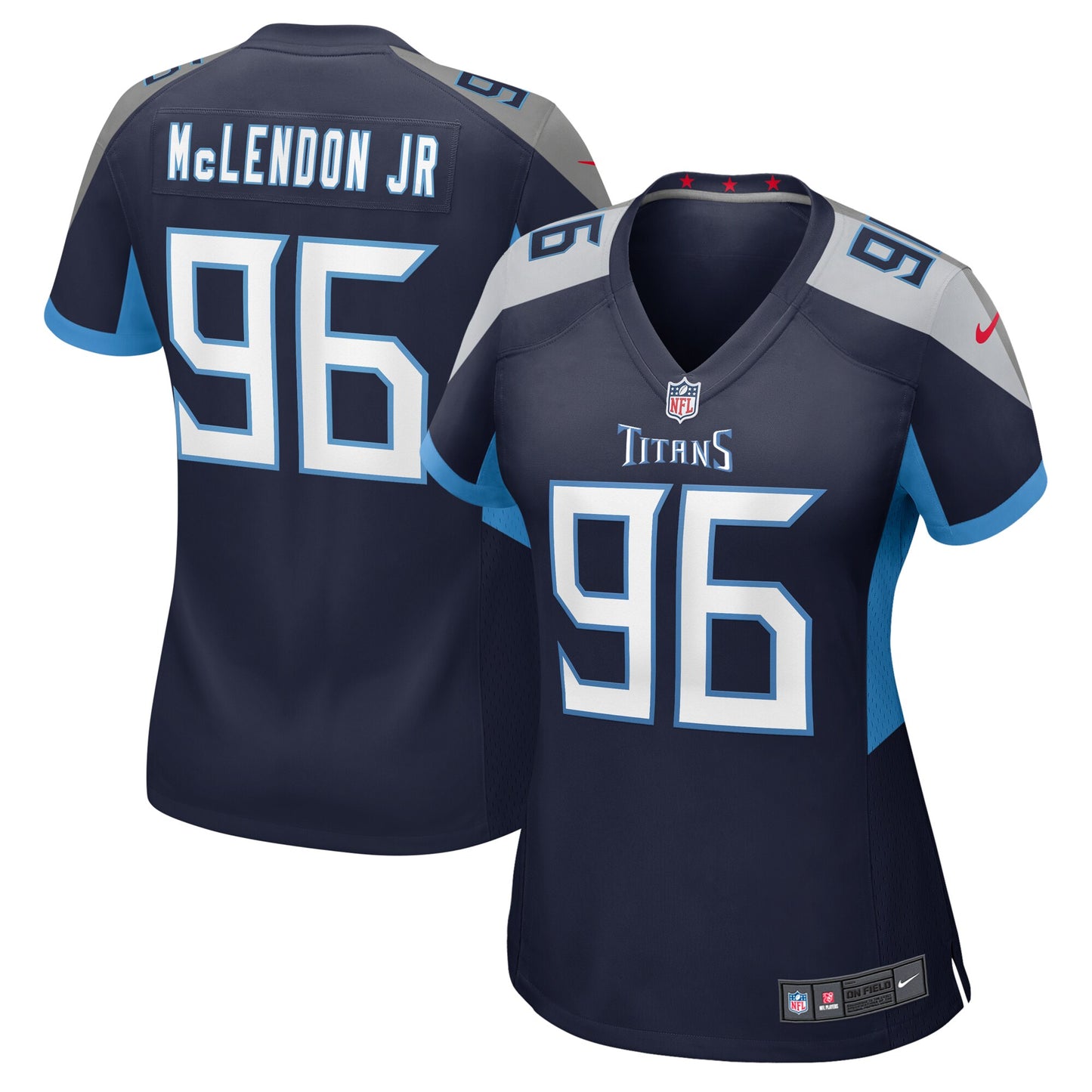 Tennessee Titans TK McLendon Jr. Navy Game Jersey JS7703