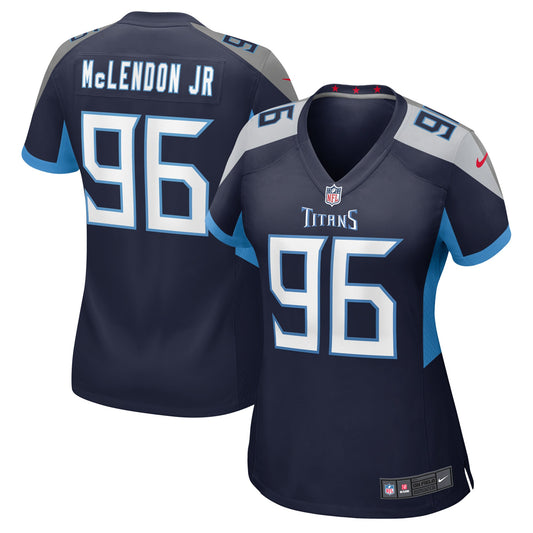 Tennessee Titans TK McLendon Jr. Navy Game Jersey JS7703