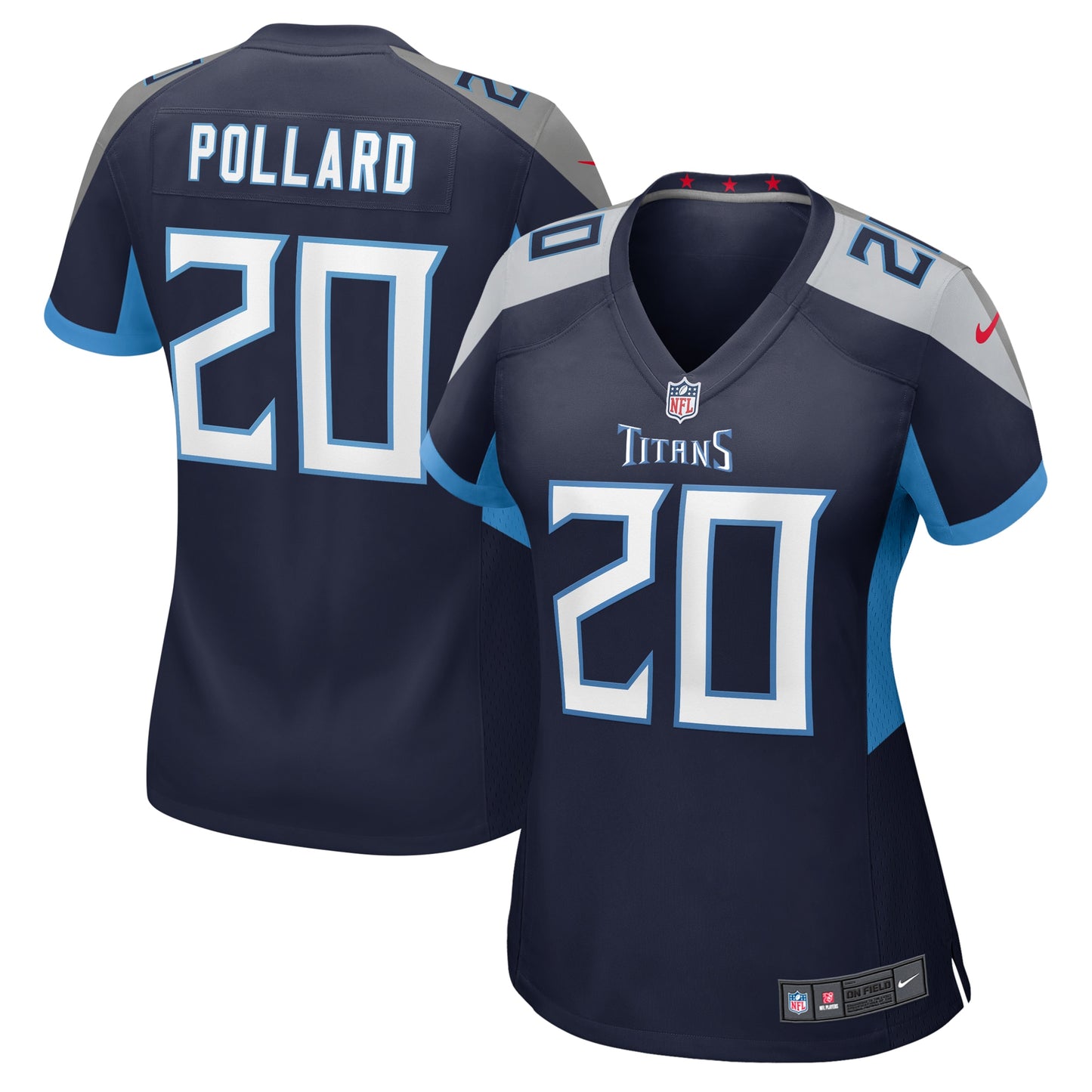 Tennessee Titans Tony Pollard Navy Game Jersey JS4660