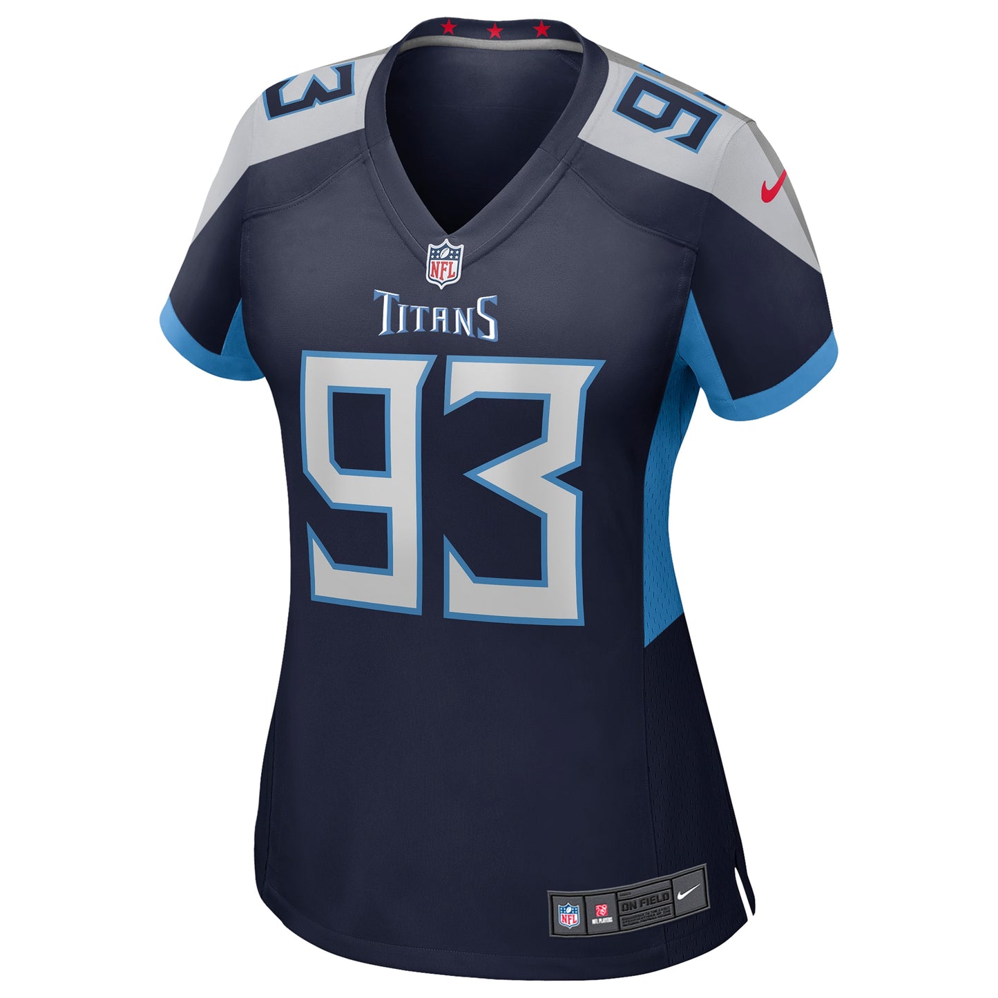 Tennessee Titans T'Vondre Sweat Navy Team Game Jersey JS5490